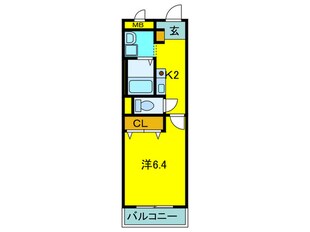 メゾン・ド・ミキＰａｒｔ１の物件間取画像